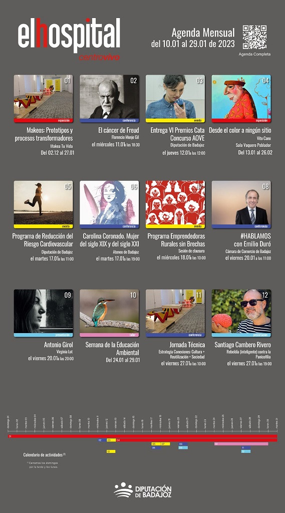 El mes de enero se llena de actividades en El Hospital